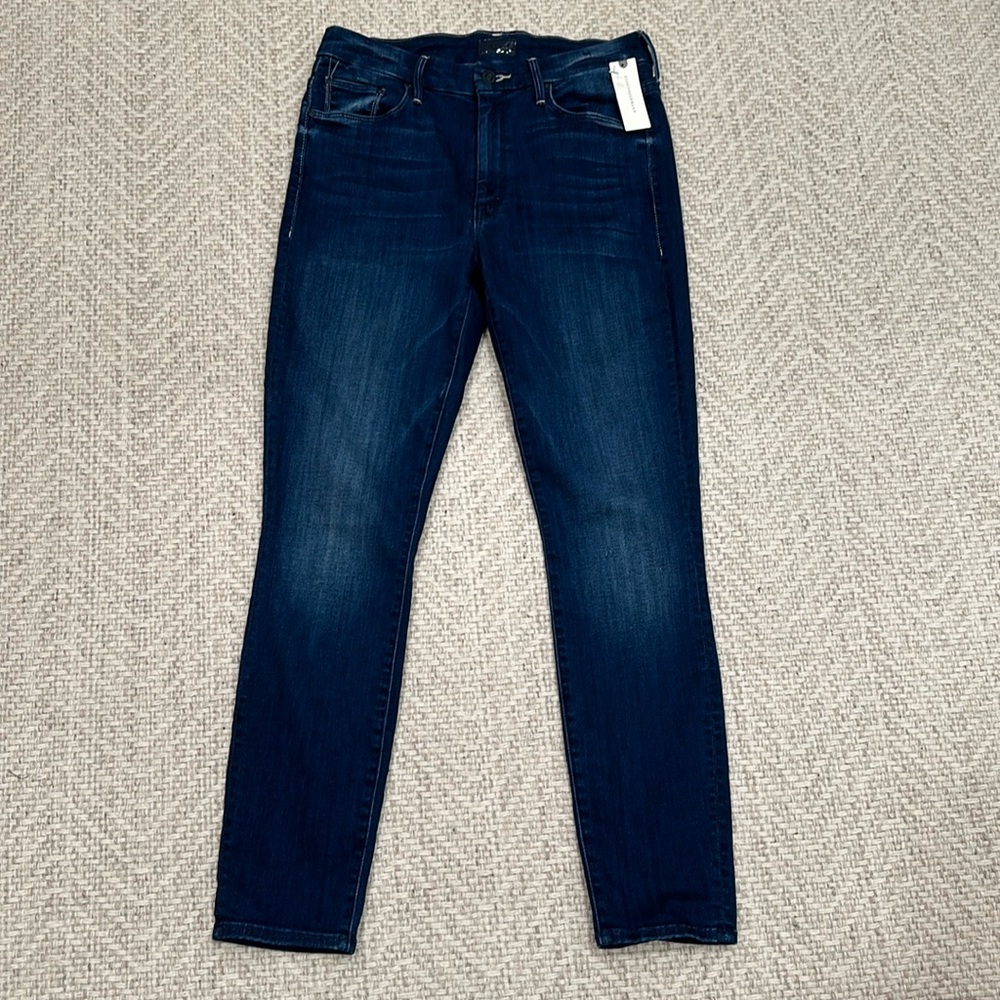 MOTHER High Waisted Looker Ankle in The Road To Paradise 28